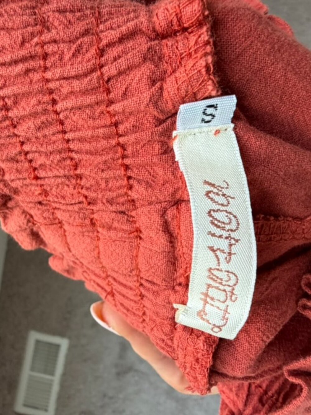 Rust color skort from Amazon - Picture 4 of 4